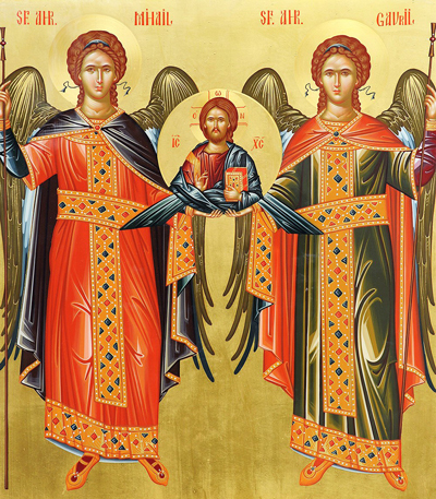Sfintii Arhangheli Mihail si Gavriil - model 6