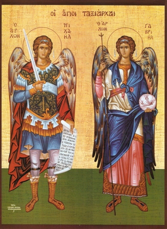 Sfintii Arhangheli Mihail si Gavriil - model 2