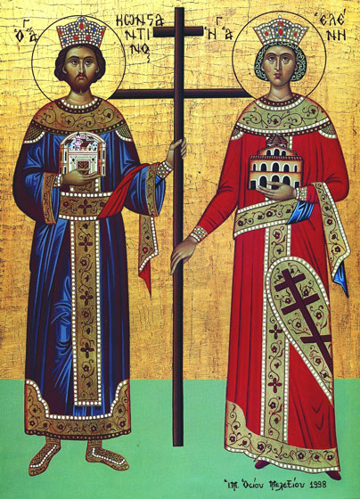 Sfintii Imparati Constantin si Elena - model 2